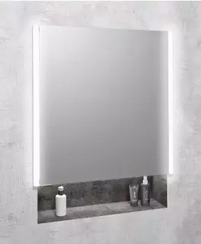 Sapho Integra Einbauspiegelschrank mit LED-Beleuchtung 65x70cm (IN065)