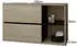 ML-Design Waschbeckenunterschrank Hängend MDF Braun-Schwarz 100x60x45,5cm 2 Schubladen (490001607)