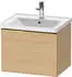 Duravit D-Neo Waschtischunterschrank mit 1 Auszug Griff Gold Poliert 584 x 440 x 452 mm - Eiche Natur Matt - DE4249034300000