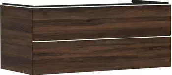 Hansgrohe Xelu Q 118 x 48.5 x 55 cm with 2 drawers dark walnut, matt white (54085700)