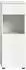 xonox.home Vira Badezimmer-Standschrank Weiß Hochglanz 38x106x34cm