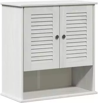 vidaXL VIGO Badezimmerschrank Wei&szlig;/Antikwei&szlig; 67,5x34x71,5cm (4019124)