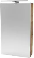 Fackelmann SBC LED Spiegelschrank 40 cm, T&uuml;ranschlag rechts, Badm&ouml;bel, 86126,