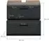 xonox.home Ice Waschbeckenunterschrank Eiche Nachbildung 2 Schubladen 60cm (X86N8707)