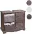 MCW MCW-H20 Waschbeckenunterschrank Paulownia Holz Korb-Schublade 60x65x31cm, Braun (MCW-H20)
