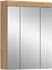 xonox.home Scout Spiegelschrank Artisan Eiche, 60x79x18cm, 3 Türen (X06G2725)