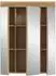 xonox.home Scout Spiegelschrank Artisan Eiche, 60x79x18cm, 3 Türen (X06G2725)