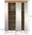 xonox.home Scout Spiegelschrank Artisan Eiche, 60x79x18cm, 3 Türen (X06G2725)
