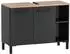 Schildmeyer Malte Waschbeckenunterschrank 79,8x58,3x32cm schwarzmatt-artisan eiche