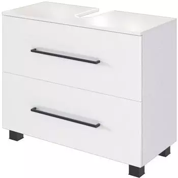 Held Luzern Waschbeckenunterschrank 70x53cm, Wei&szlig; matt