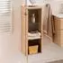 Fackelmann B.Style Midischrank 30,2x82,6x32cm Sandeiche, Türanschlag links (4008033844314)