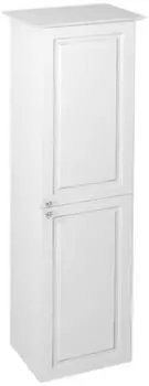 Sapho Violeta Hochschrank 35x140x30cm, rechts, 2 Türen, weiß (VI165-3131)
