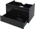 MCW Waschbeckenunterschrank B19 Hochglanz Soft-Close 2 Schubladen 50x80cm Schwarz (MCW-B19)