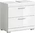 xonox.home Scout Waschbeckenunterschrank Weiß Hochglanz 60x56x37cm (X06A9707)