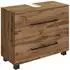 Held Möbel Luzern Waschbeckenunterschrank 70x53cm Wotaneiche