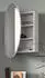 Inn.Furn Roove Spiegelschrank rund, weiß, Soft-Close, 70cm
