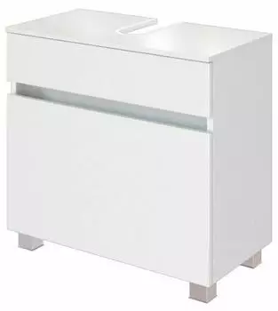 Held Möbel Baabe Waschbeckenunterschrank 60cm weiß/matt weiß (314.3164)
