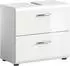 xonox.home Ice Waschbeckenunterschrank Weiß Hochglanz 60x54x32cm