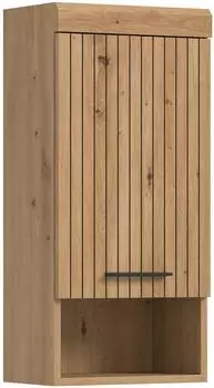 xonox.home Scout H&auml;ngeschrank Bad 37x79x24cm, Artisan Eiche & schwarz (X06G2721)