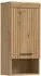 xonox.home Scout Hängeschrank Bad 37x79x24cm, Artisan Eiche & schwarz (X06G2721)