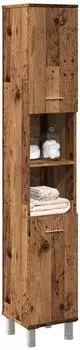 vidaXL Badezimmerschrank Altholz-Optik 30x30x179cm (856140)