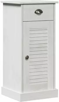 vidaXL VIGO Badezimmerschrank mit Schublade, Massivholz Kiefer, 37x34x80cm (4019106)