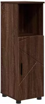 vidaXL Badezimmerschrank mit T&uuml;r braun Eichen-Optik 30x35x95cm (883321)