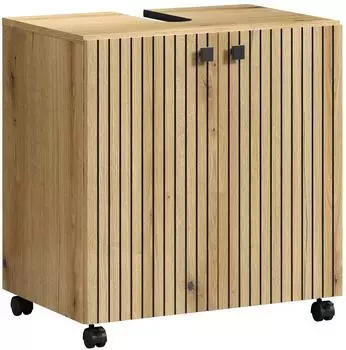 trendteam PureBliss Waschbeckenunterschrank Evoke Eiche 60x64x42cm (233730342)