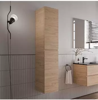 Bernstein AVA Hochschrank 35x35x170cm, Eiche honiggold, 2 Türen, Soft-Close, wandhängend (AVA)