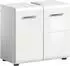 xonox.home Ice Waschbeckenunterschrank Weiß Hochglanz 60x54x32cm (X86A9705)