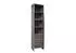 Massivmoebel24 Pure Acacia Hochschrank Akazienholz grau lackiert 45x36x185cm (09-900-886-6005)