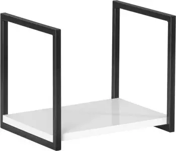 Fackelmann New York Unterbau-Metallregal f&uuml;r Midischrank, 33cm, wei&szlig; (84933)