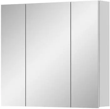 Inn.Furn Larik Spiegelschrank 3-t&uuml;rig, wei&szlig;, 80x77cm (Larik)