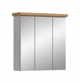 xonox.home Verona Badezimmerspiegelschrank 69x71x21cm Sibiu L&auml;rche / Artisan Eiche (X70K5725)