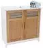 MCW Waschbeckenunterschrank -A85-u Bambus, magnetischer Türverschluss, 60x60x30cm (800000527002)