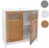 MCW Waschbeckenunterschrank -A85-u Bambus, magnetischer Türverschluss, 60x60x30cm (800000527002)