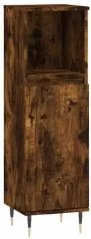 vidaXL Badschrank R&auml;uchereiche 30x30x100cm Holzwerkstoff (831553)