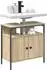 vidaXL Badezimmerschrank mit Tür Beige 60x30x60cm Holzwerkstoff (868042)
