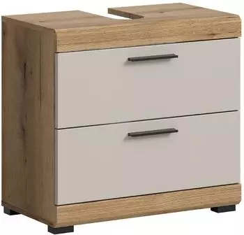 xonox.home Scout Waschbeckenunterschrank 60x56x34cm, 2 Schubladen, Kaschmir (X06Q9707)