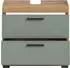 xonox.home Scout Waschbeckenunterschrank Salbei / Artisan Eiche, 60x56x34cm