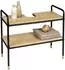 Wenko Waschbeckenunterschrank Loft Bambus/Metall 70x60x33,5cm (71140800)