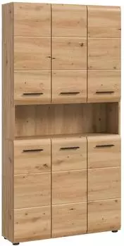xonox.home Ice Hochschrank Artisan Oak Nachbildung, 90x185x30cm (X86G2714)