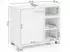 Finebuy Waschbeckenunterschrank weiß mit Tür, 60x55x32cm (FB51390)