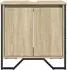 vidaXL Waschtischunterschrank Sonoma-Eiche 60x35x60cm Holzwerkstoff (848655)