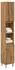 vidaXL Badezimmerschrank Spanplatte Artisan-Eiche 30x30x190cm (857103)