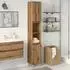 vidaXL Badezimmerschrank Spanplatte Artisan-Eiche 30x30x190cm (857103)