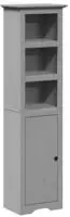 vidaXL Badschrank BODO Grau 44x30x160 cm
