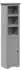 vidaXL BODO Badschrank grau 44x30x160cm (4016862)