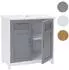 MCW Waschbeckenunterschrank -A85-u Bambus, grau, 60x60x30cm (800000527000)