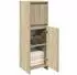 vidaXL Badezimmerschrank Sonoma-Eiche 30x30x95cm Spanplatte (849607)